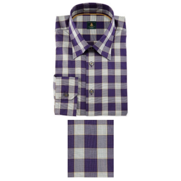 Robert Talbott Other - NWT Purple and White Checkered Shirt